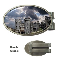 Castle Building Architecture Money Clips (oval)  by Celenk