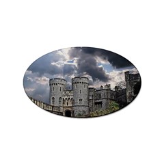 Castle Building Architecture Sticker (oval) by Celenk