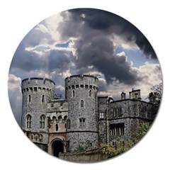 Castle Building Architecture Magnet 5  (round) by Celenk