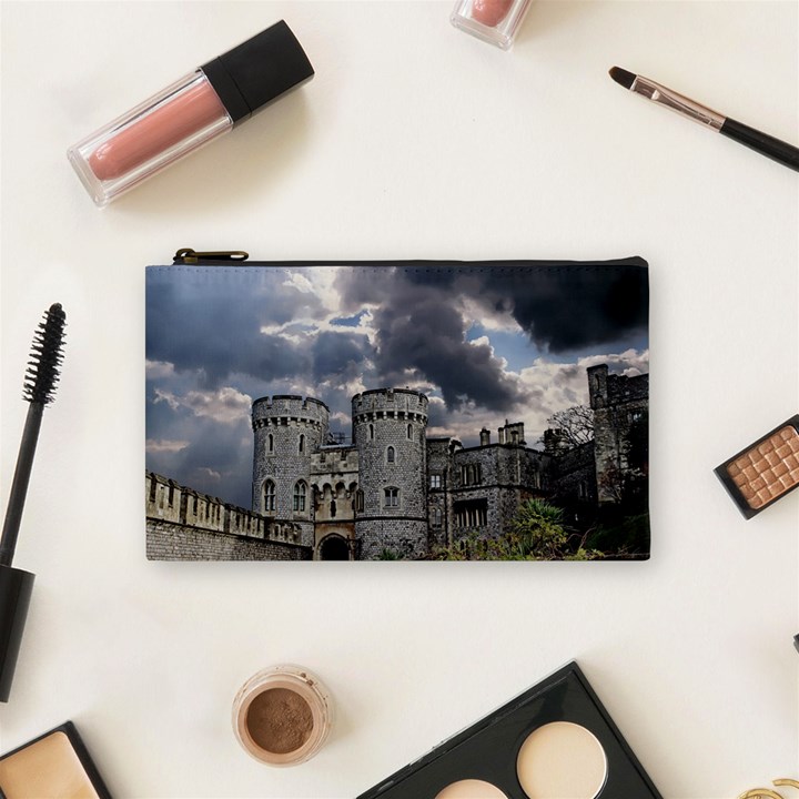 Castle Building Architecture Cosmetic Bag (Small)