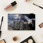 Castle Building Architecture Cosmetic Bag (Small) Back