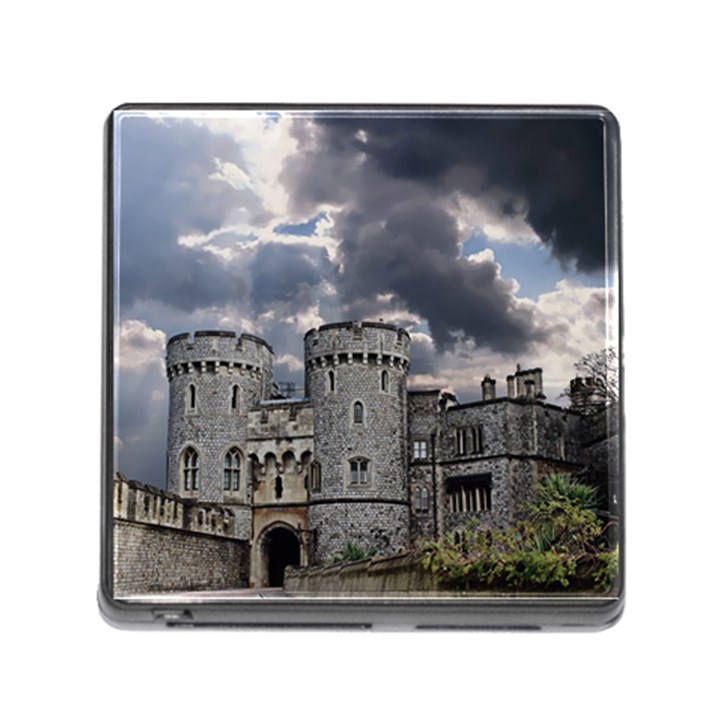 Castle Building Architecture Memory Card Reader (Square 5 Slot)