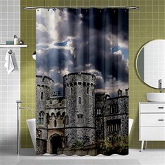 Castle Building Architecture Shower Curtain 48  X 72  (small)  by Celenk