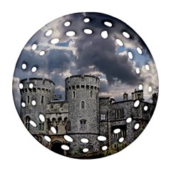 Castle Building Architecture Ornament (round Filigree) by Celenk