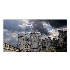 Castle Building Architecture Satin Shawl 45  X 80  by Celenk