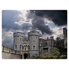 Castle Building Architecture Premium Plush Fleece Blanket (extra Small) by Celenk