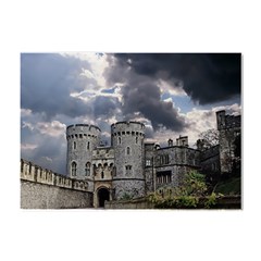 Castle Building Architecture Crystal Sticker (a4) by Celenk