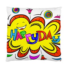 Happy Happiness Child Smile Joy Standard Cushion Case (one Side) by Celenk