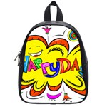 Happy Happiness Child Smile Joy School Bag (Small) Front