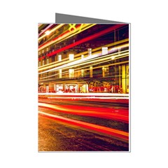 Telephone Box London Night Mini Greeting Cards (pkg Of 8)