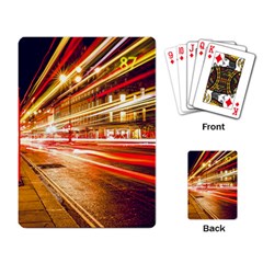 Telephone Box London Night Playing Cards Single Design (rectangle)