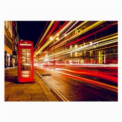 Telephone Box London Night Large Glasses Cloth (2 Sides)