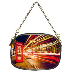 Telephone Box London Night Chain Purse (two Sides) by Uceng