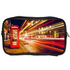 Telephone Box London Night Toiletries Bag (two Sides) by Uceng