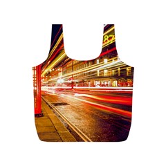 Telephone Box London Night Full Print Recycle Bag (s) by Uceng