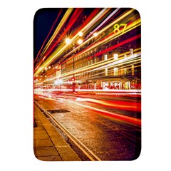 Telephone Box London Night Rectangular Glass Fridge Magnet (4 Pack)