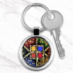 Acrylic Painting  Key Chain (round) by Rbudhiya