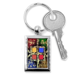 Acrylic Painting  Key Chain (rectangle) by Rbudhiya