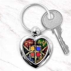 Acrylic Painting  Key Chain (heart) by Rbudhiya