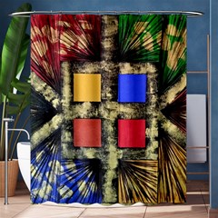 Acrylic Painting  Shower Curtain 60  X 72  (medium) 