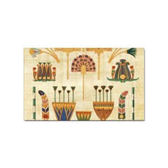 Egyptian Paper Papyrus Hieroglyphs Sticker (rectangular) by Vaneshop