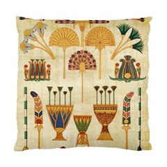 Egyptian Paper Papyrus Hieroglyphs Standard Cushion Case (two Sides) by Vaneshop