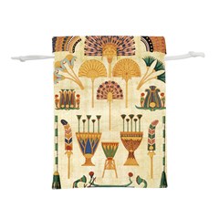 Egyptian Paper Papyrus Hieroglyphs Lightweight Drawstring Pouch (m) by Vaneshop