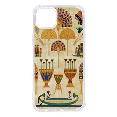 Egyptian Paper Papyrus Hieroglyphs Iphone 14 Plus Tpu Uv Print Case by Vaneshop