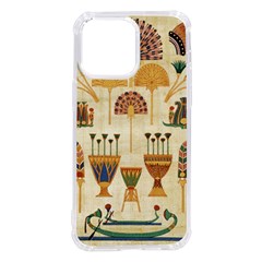 Egyptian Paper Papyrus Hieroglyphs Iphone 14 Pro Max Tpu Uv Print Case