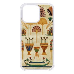 Egyptian Paper Papyrus Hieroglyphs Iphone 13 Pro Tpu Uv Print Case by Vaneshop