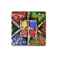 Acrylic Painting  Square Magnet