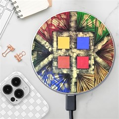 Acrylic Painting  Wireless Fast Charger(white) by Rbudhiya