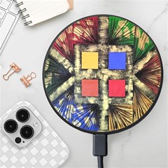 Acrylic Painting  Wireless Fast Charger(black) by Rbudhiya