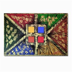 Acrylic Abstract Art Design  Postcard 4 x 6  (pkg Of 10)