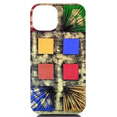 Acrylic Abstract Art Design  Iphone 14 Black Uv Print Case by Rbudhiya