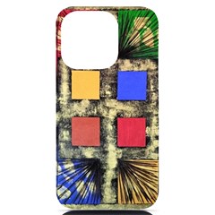 Acrylic Abstract Art Design  Iphone 14 Pro Black Uv Print Case by Rbudhiya