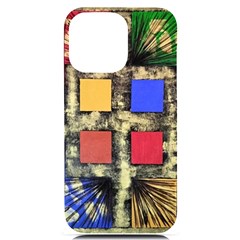 Acrylic Abstract Art Design  Iphone 14 Pro Max Black Uv Print Case by Rbudhiya