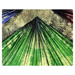 Acrylic Abstract Art Design  Two Sides Premium Plush Fleece Blanket (medium) by Rbudhiya