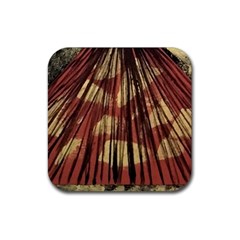 Acrylic Abstract Art Design  Rubber Coaster (square) by Rbudhiya