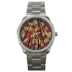 Acrylic Abstract Art Design  Sport Metal Watch by Rbudhiya