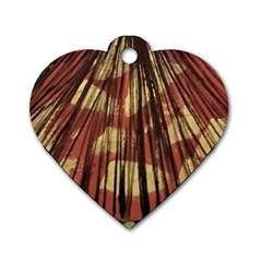 Acrylic Abstract Art Design  Dog Tag Heart (one Side) by Rbudhiya