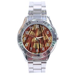 Acrylic Abstract Art Design  Stainless Steel Analogue Watch by Rbudhiya