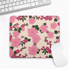 Floral Vintage Flowers Large Mousepad