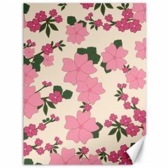 Floral Vintage Flowers Canvas 36  X 48  by Dutashop