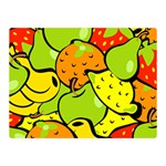 Fruit Food Wallpaper Two Sides Premium Plush Fleece Blanket (Mini) 35 x27  Blanket Front