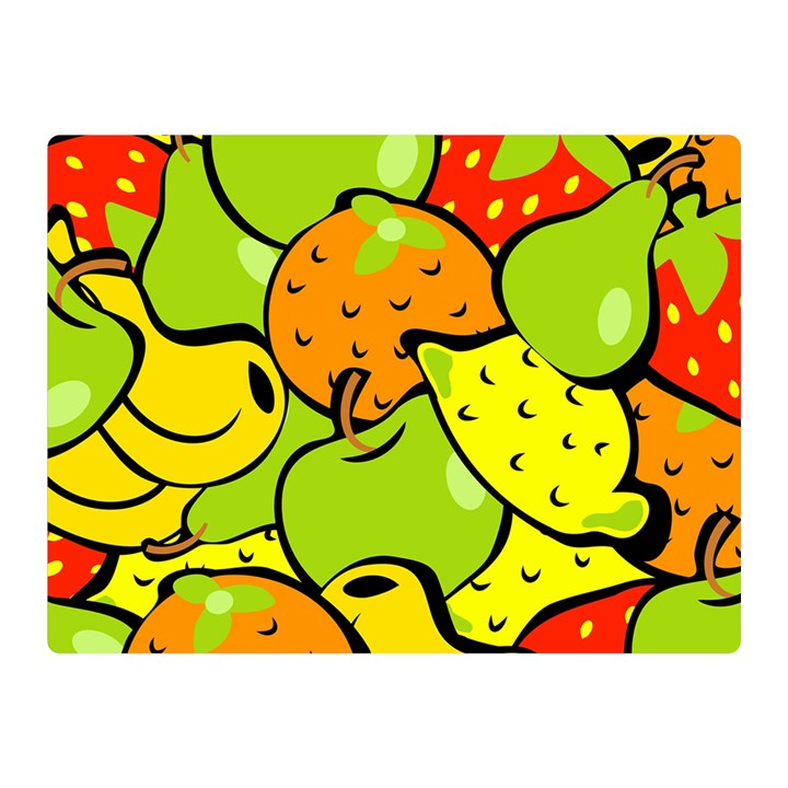 Fruit Food Wallpaper Two Sides Premium Plush Fleece Blanket (Mini)