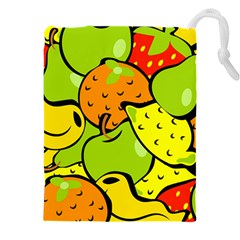 Fruit Food Wallpaper Drawstring Pouch (4xl) by Dutashop