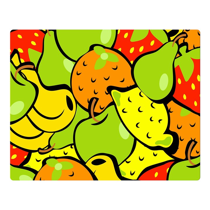 Fruit Food Wallpaper Premium Plush Fleece Blanket (Large)