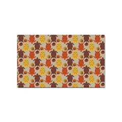 Sea Turtle Sea Life Pattern Sticker (Rectangular)