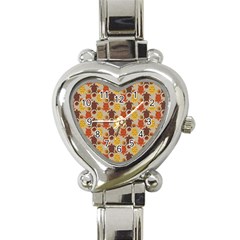 Sea Turtle Sea Life Pattern Heart Italian Charm Watch by Dutashop